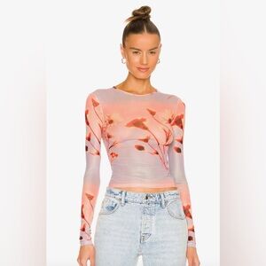 Miaou Power Mesh Long Sleeve Tee